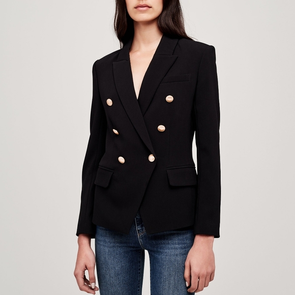 L'AGENCE Jackets & Blazers - L'AGENCE Kenzie Blazer in Black